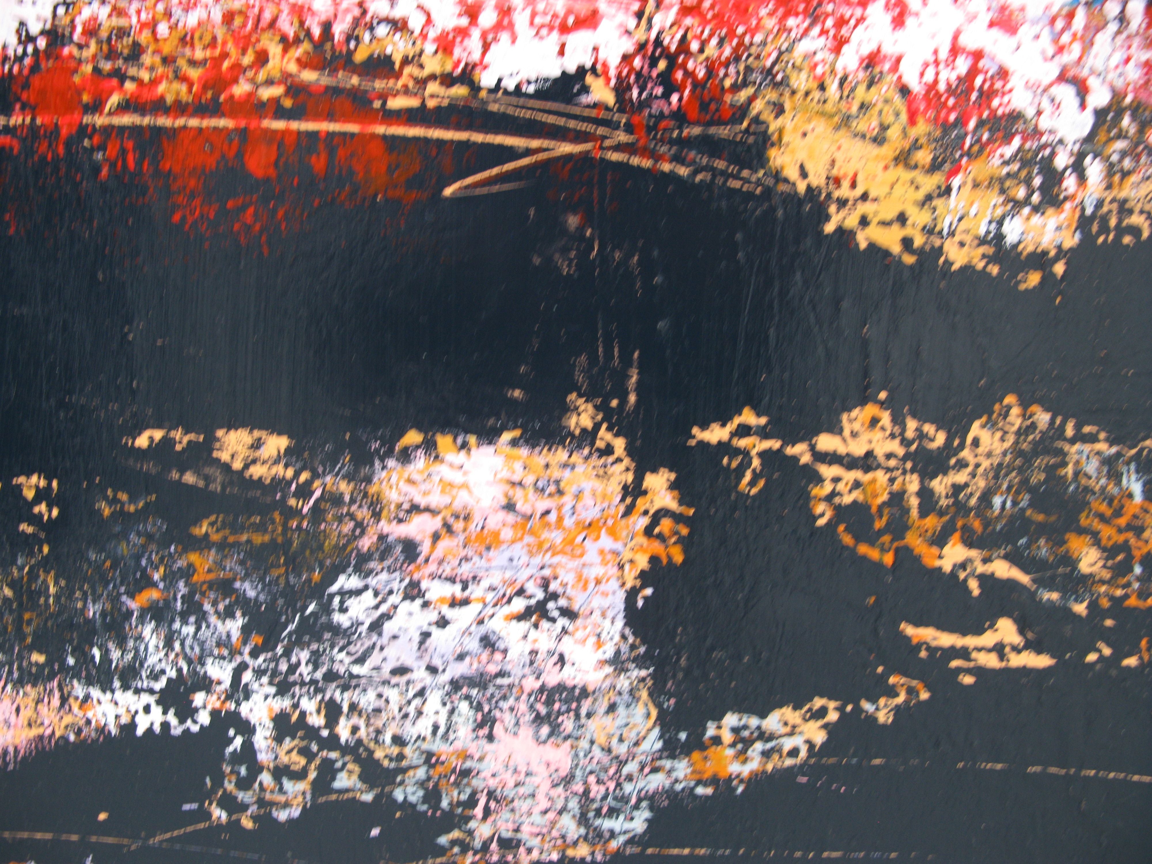 Tableau de TANIA CARRARA a pour titre PALMYRE style abstrait dim : TANIA CARRARAprix:950