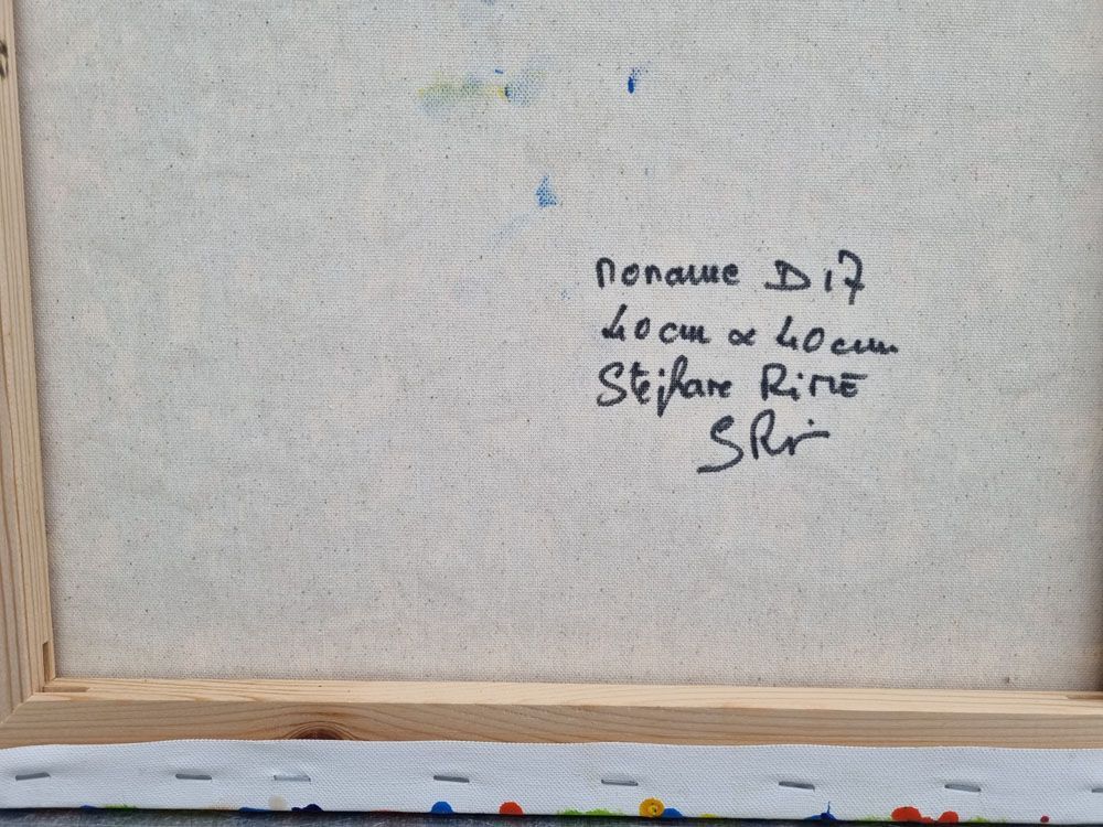 Tableau de STEPHANE RIME a pour titre NONAME D17 style abstrait dim : STEPHANE RIMEprix:190