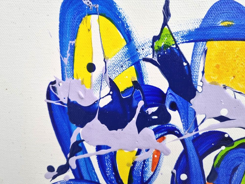 Tableau de STEPHANE RIME a pour titre noname D20 style abstrait dim : STEPHANE RIMEprix:190