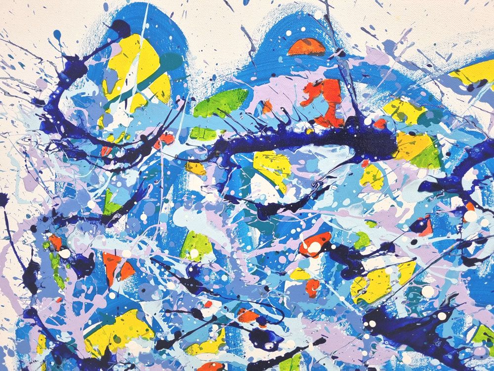 Tableau de STEPHANE RIME a pour titre NONAME D44 style abstrait dim : STEPHANE RIMEprix:590