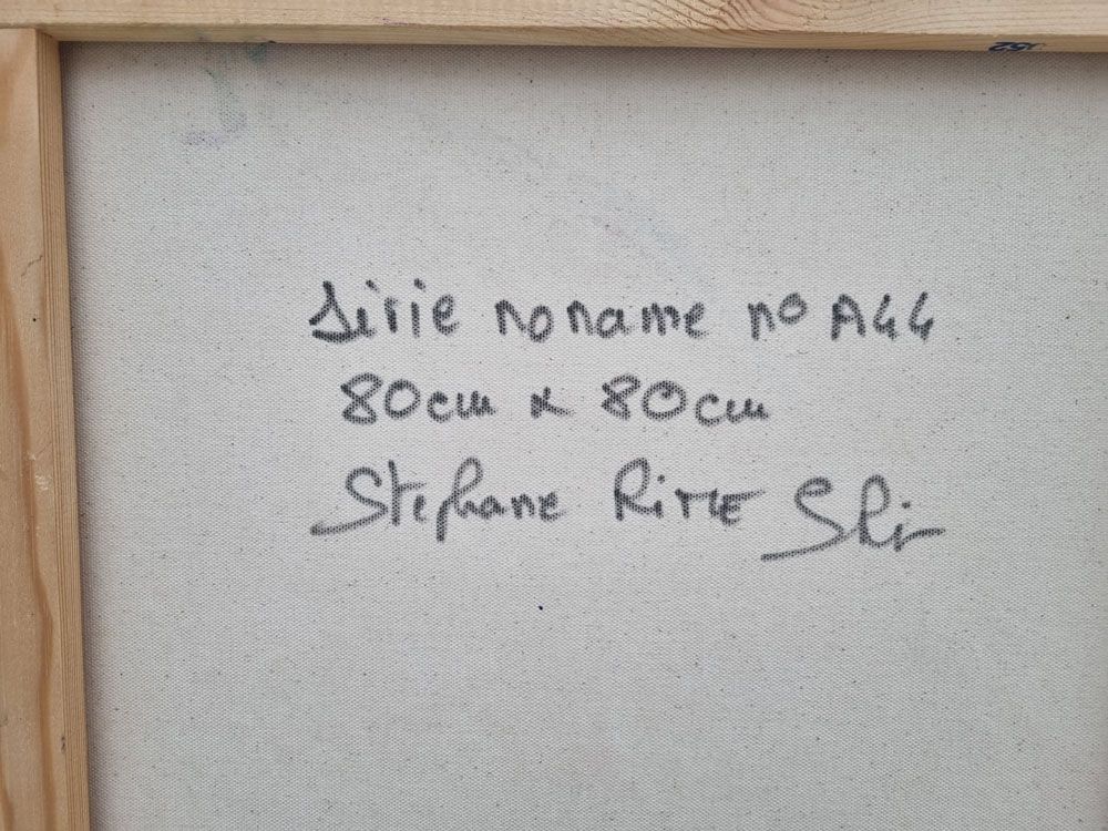 Tableau de STEPHANE RIME a pour titre NONAME A44 style abstrait dim : STEPHANE RIMEprix:590