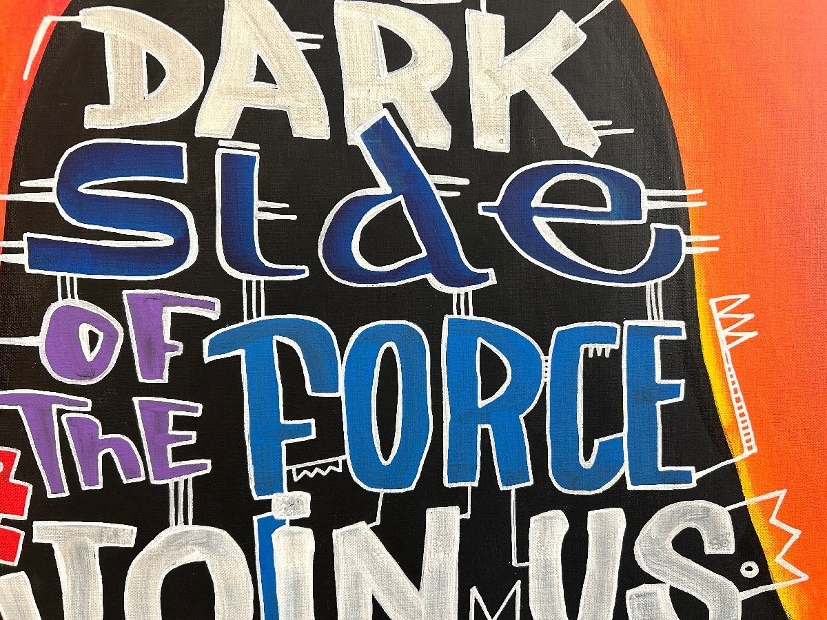 Dessin de TAREK a pour titre Darth vader #4 style street pop art dim : TAREKprix:1700