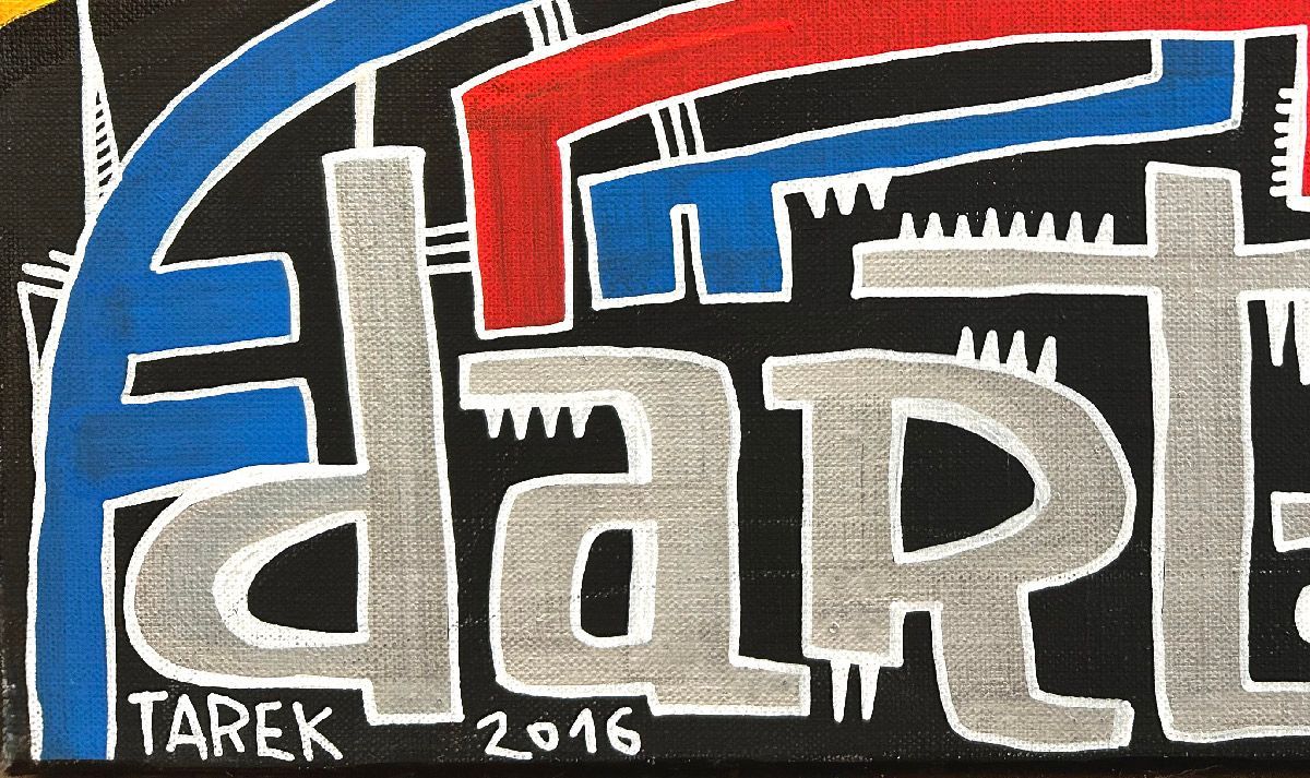 Dessin de TAREK a pour titre Darth vader #4 style street pop art dim : TAREKprix:1700