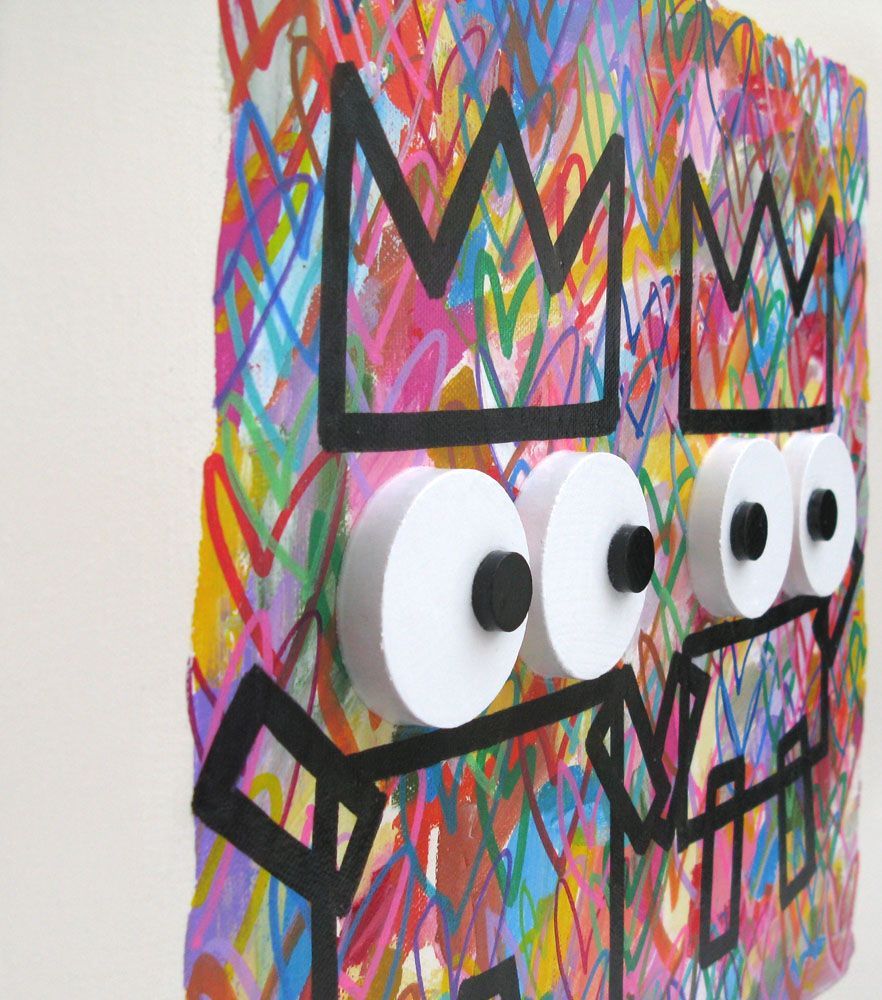 Tableau de MAM a pour titre Love Potes style graphique dim : MAMprix:400