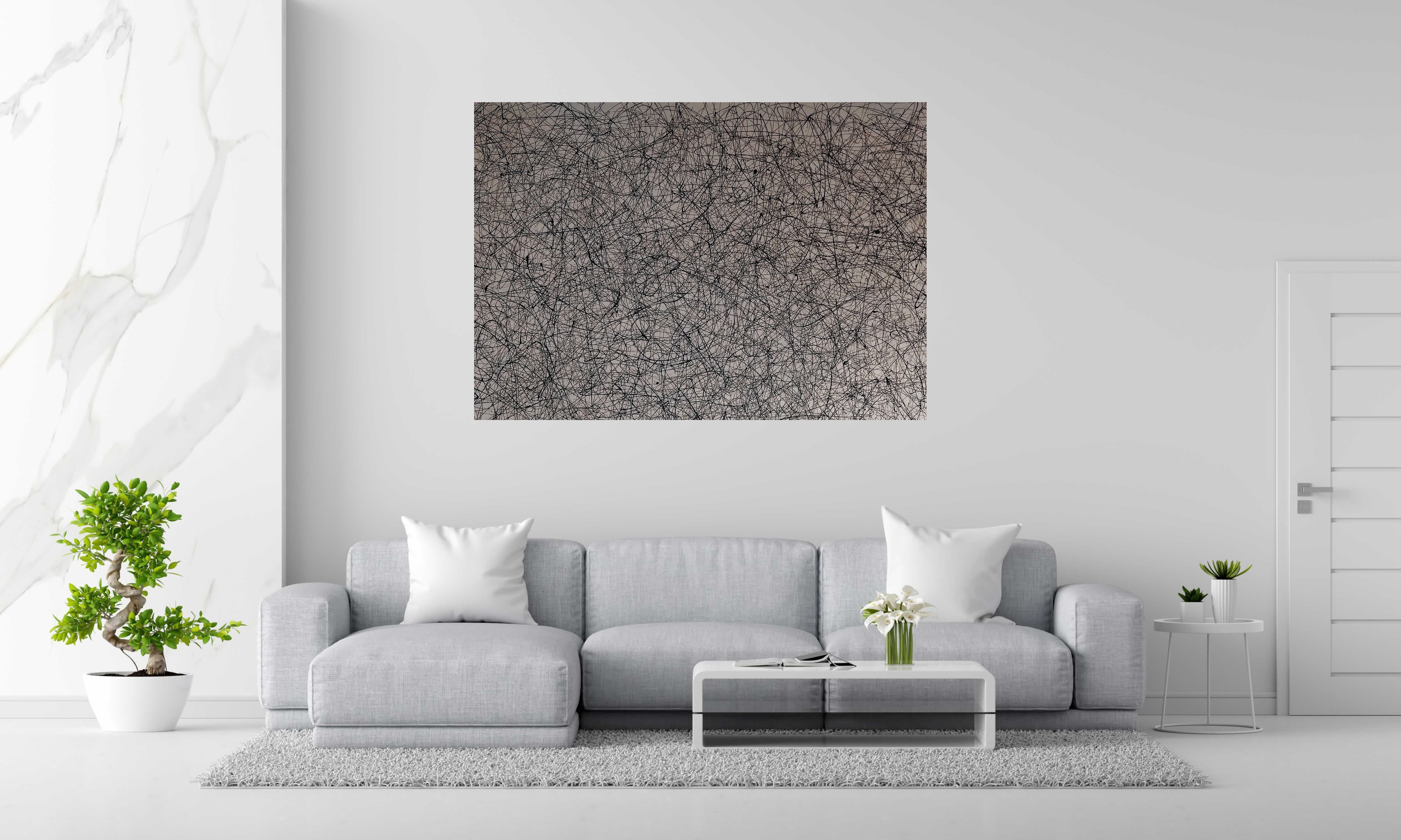 Toile Pink de NASH dans un intérieur – 113 × 161 cm