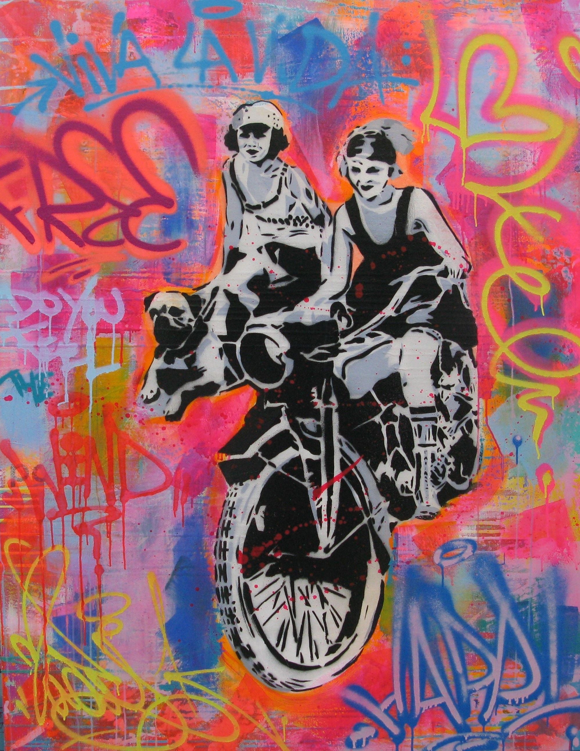 Toile format xxl Viva La Vida – SARA CHELOU – 114 × 146 cm