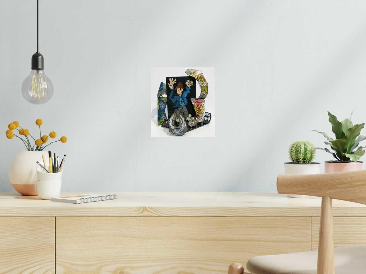 Toile Non stop de EMER dans un intérieur – 22 × 24 cm