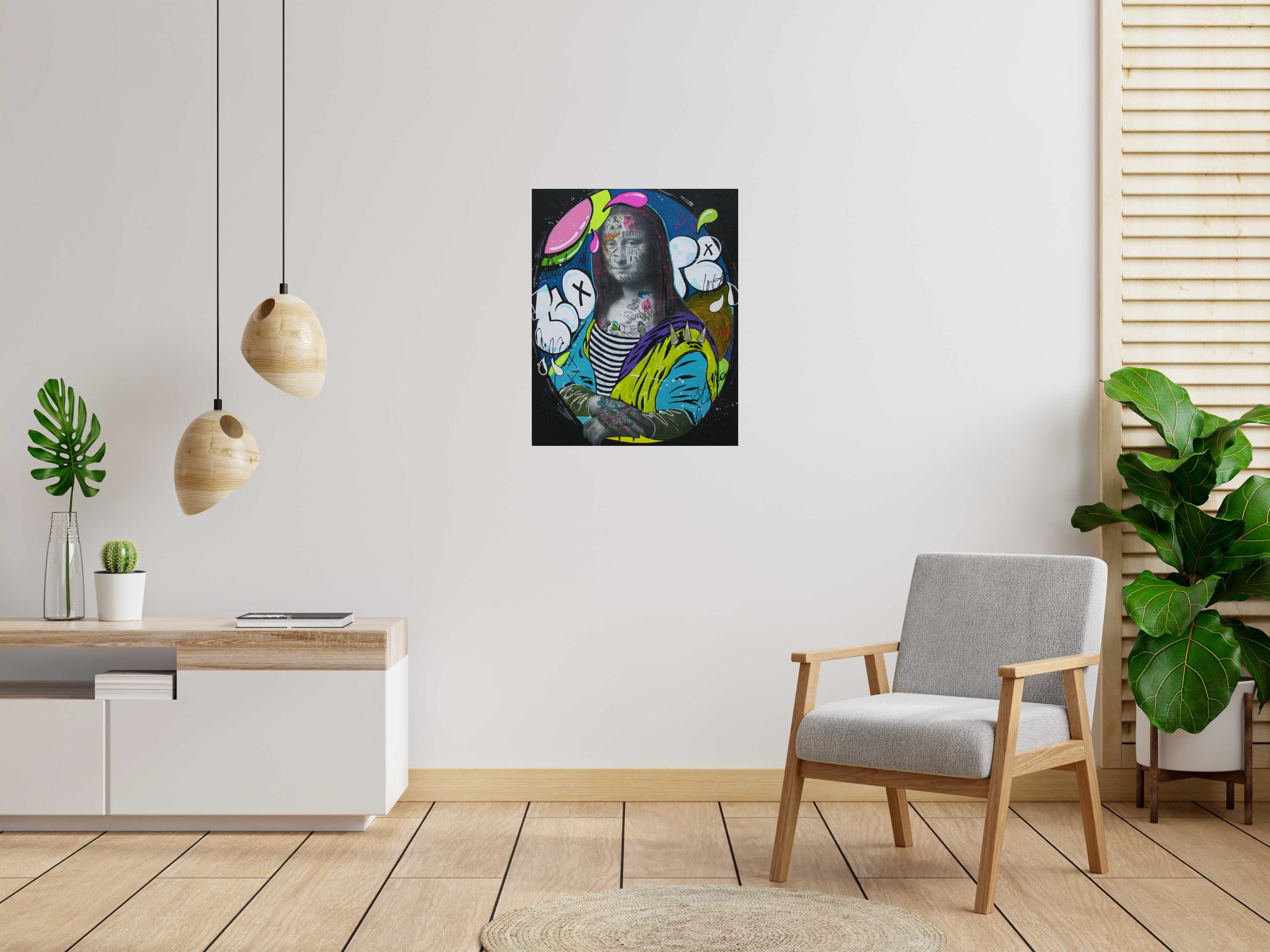 Toile Hope de LN LE PAPE dans un intérieur – 65 × 81 cm