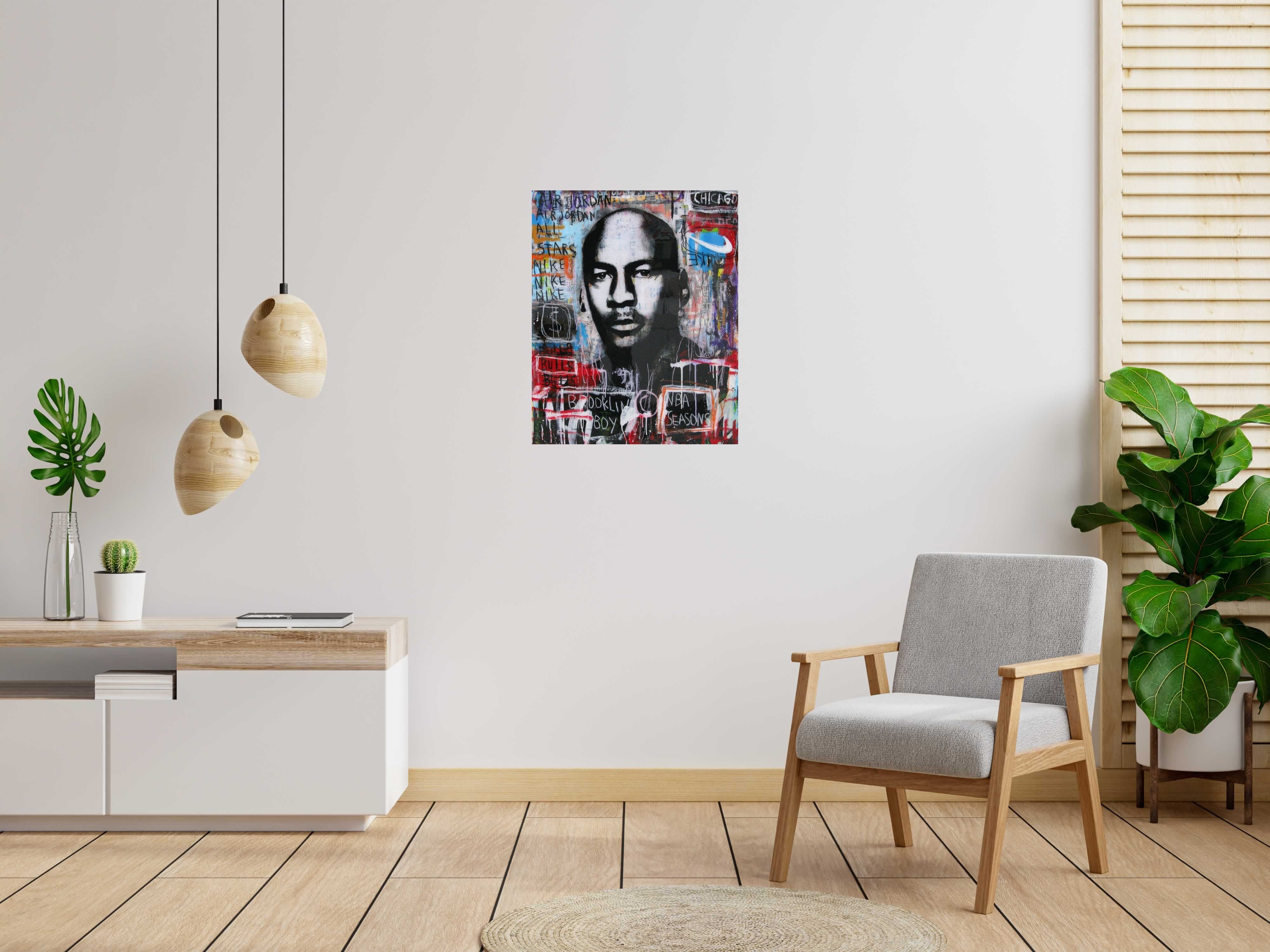 Toile Jordan de THIERRY RASINE dans un intérieur – 65 × 80 cm