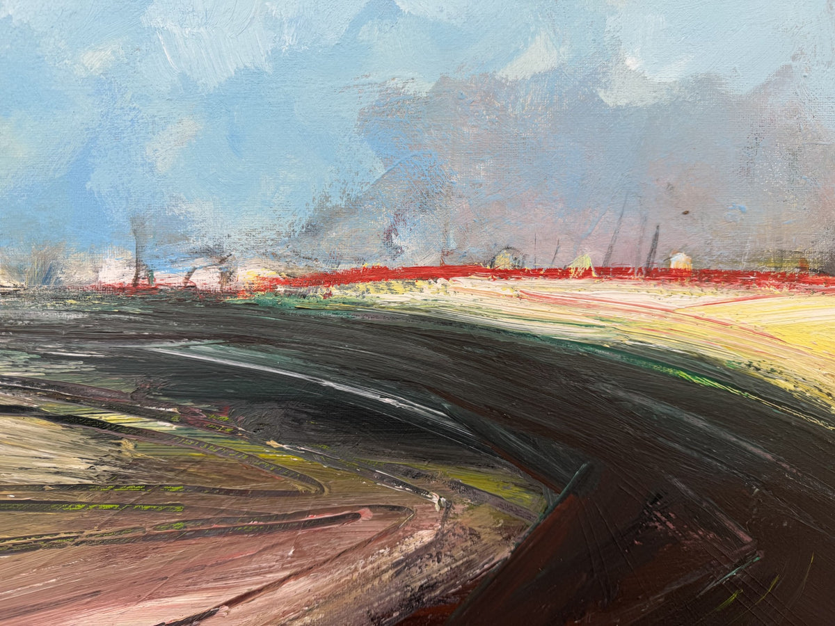 Toile Horizon - Bezdenista - 1 de IVAN TZONEV dans un intérieur – 81 × 60 cm