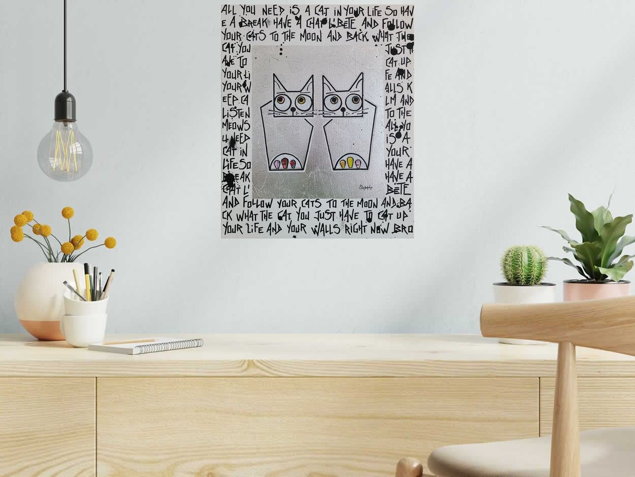 Toile Une petite coupe de Champagne? de Stephanie Godann dans un intérieur – 38 × 46 cm