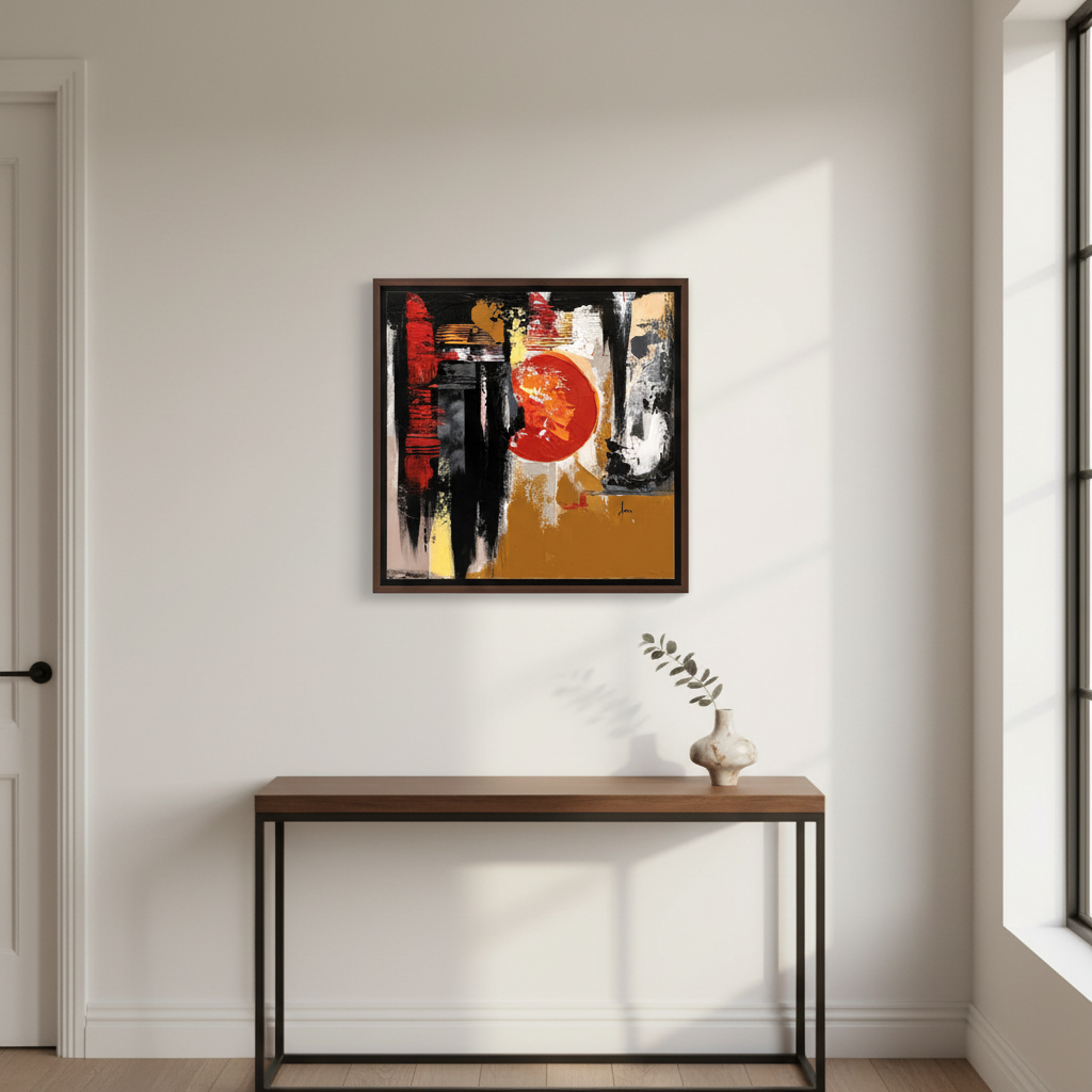 Toile Regroupement des expressions 3 de FARID AMRAR pour entrée nature – 50 × 50 cm