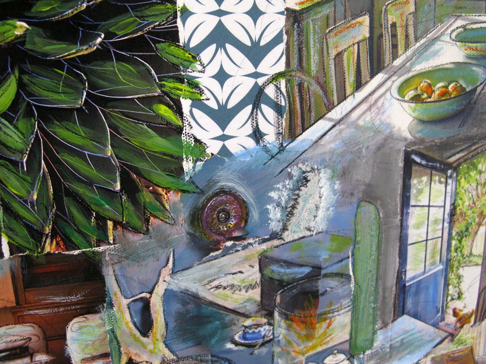 Tableau de VEROE a pour titre Reconnexion a soi style figuratif dim : VEROEprix:260