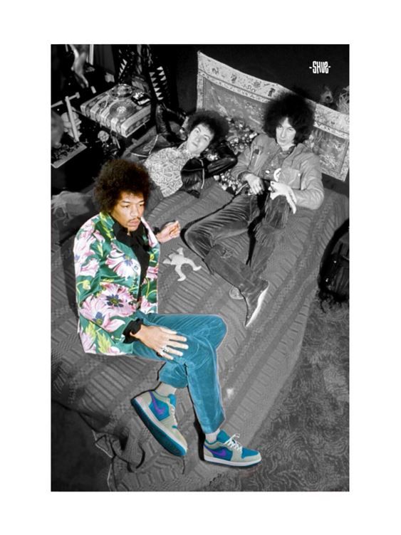 Editions d'art de SHUZ a pour titre Jimmy Hendrix style figuratif dim : SHUZprix:40