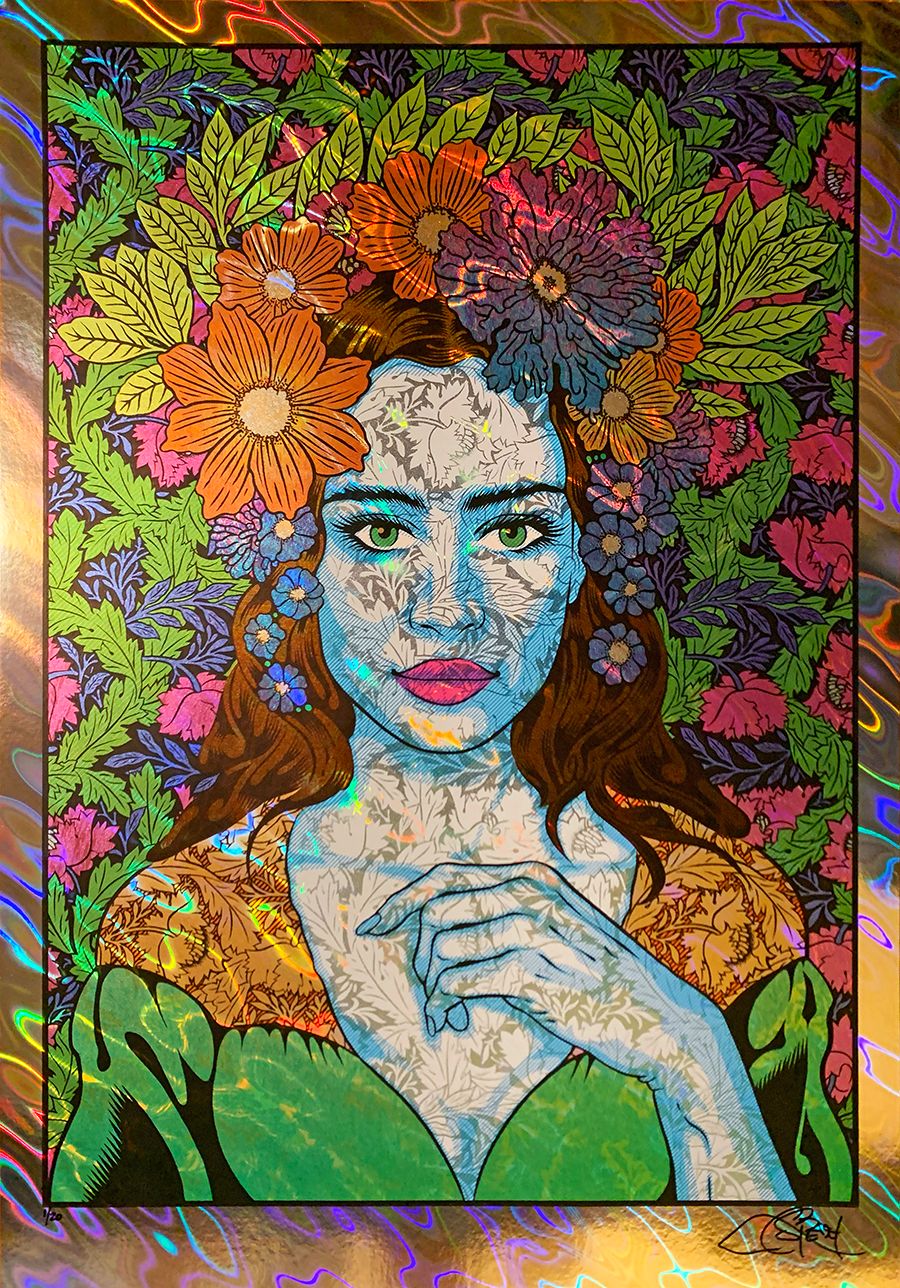Editions d'art de CHUCK SPERRY a pour titre  PRIMAVERA (PAMPINEA) LAVA 3/20 style figuratif dim : CHUCK SPERRYprix:1000