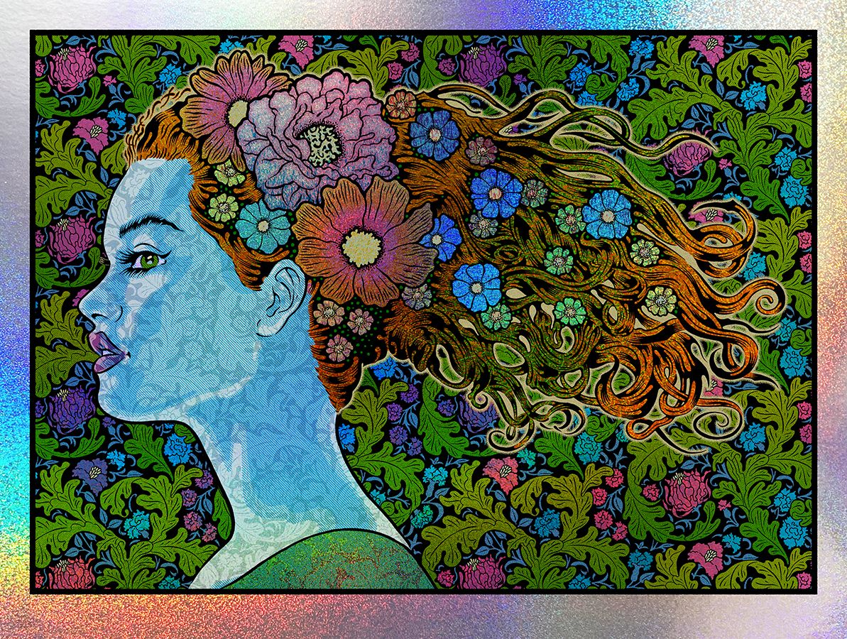 Editions d'art de CHUCK SPERRY a pour titre  ELYSIA SPARKLE style figuratif dim : CHUCK SPERRYprix:1200