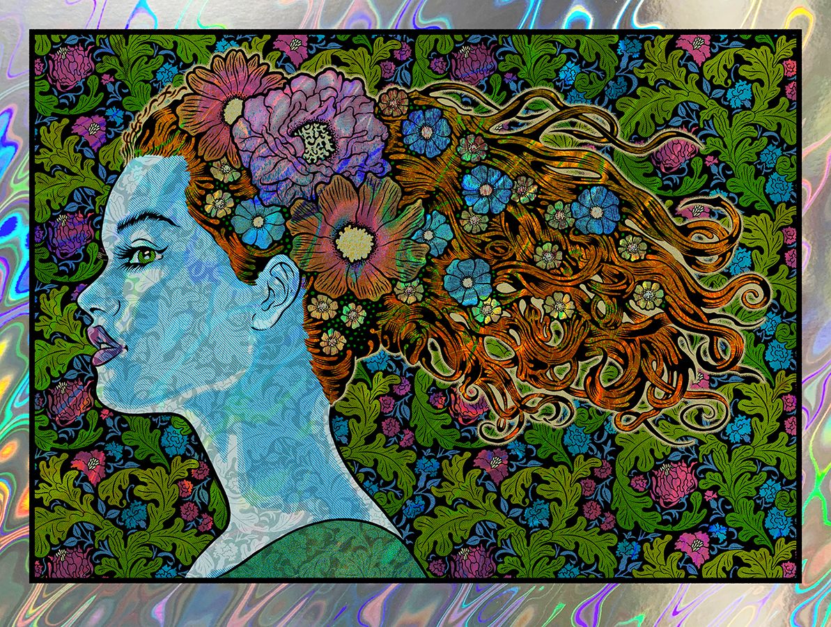 Editions d'art de CHUCK SPERRY a pour titre  ELYSIA LAVA style figuratif dim : CHUCK SPERRYprix:1200
