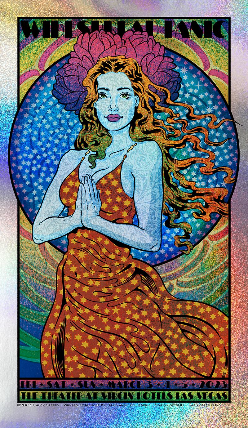 Editions d'art de CHUCK SPERRY a pour titre  WIDESPREAD PANIC VENUS SPARKLE style figuratif dim : CHUCK SPERRYprix:1500