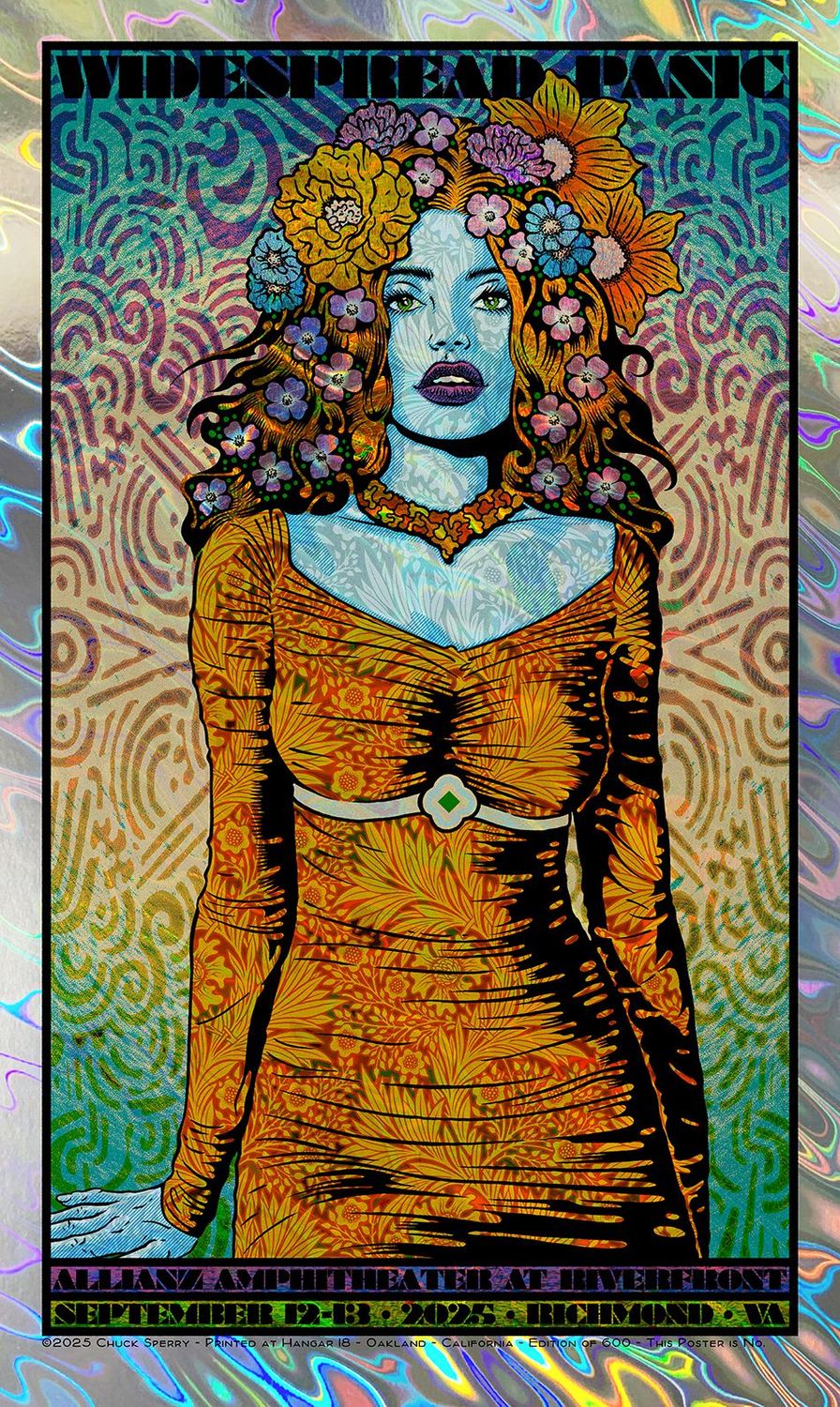Editions d'art de CHUCK SPERRY a pour titre  JUNO, WIDSPREAD PANIC LAVA AP style expo chuck dim : CHUCK SPERRYprix:800