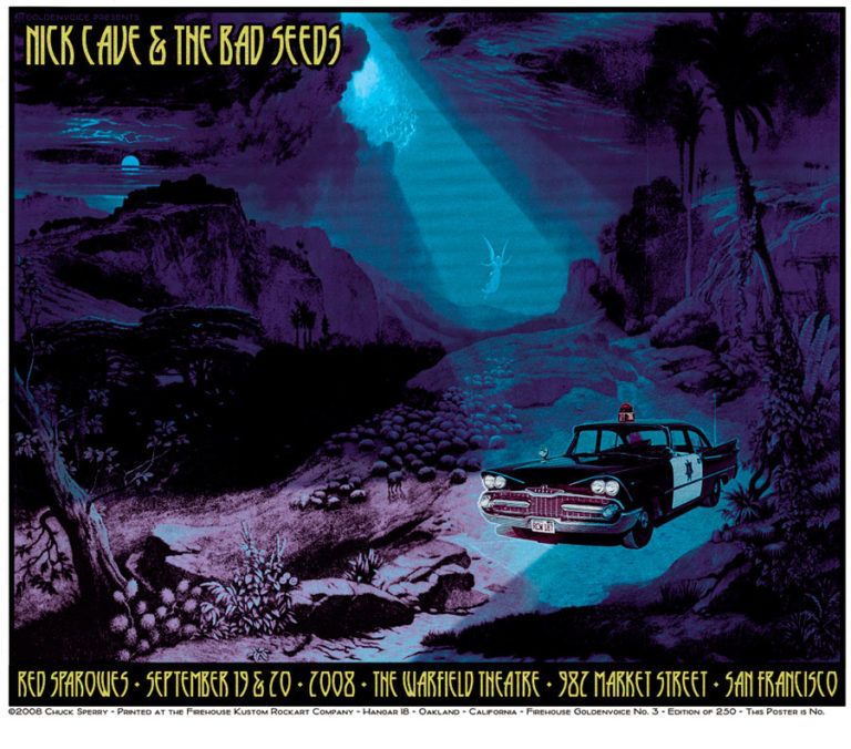Editions d'art de CHUCK SPERRY a pour titre  NICK CAVE WARFIELD REGULAR style figuratif dim : CHUCK SPERRYprix:300