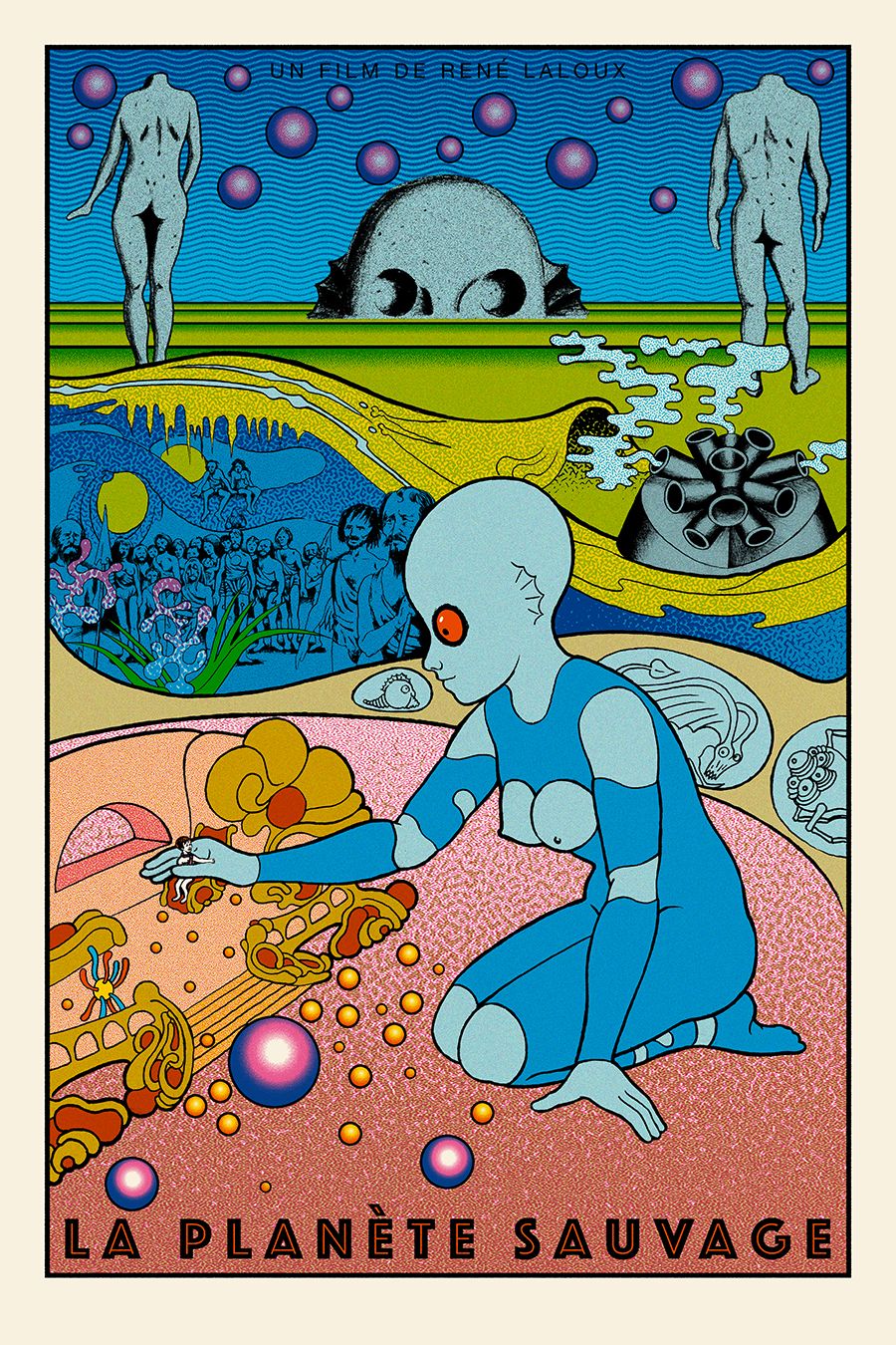 Editions d'art de CHUCK SPERRY a pour titre  FANTASTIC PLANET REGULAR style figuratif dim : CHUCK SPERRYprix:200