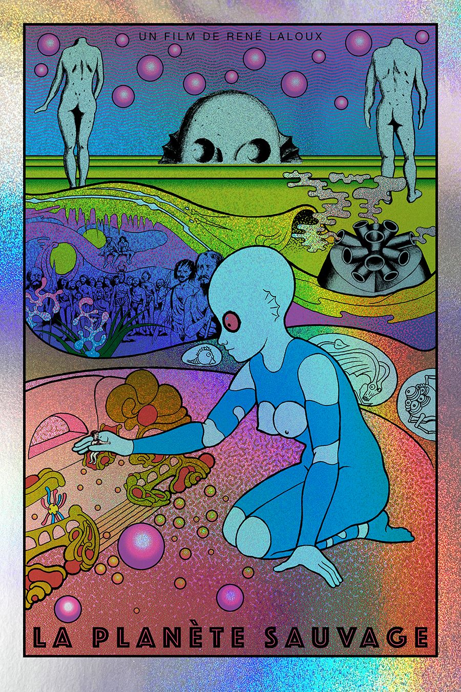 Editions d'art de CHUCK SPERRY a pour titre  FANTASTIC PLANET SPARKLE style figuratif dim : CHUCK SPERRYprix:400