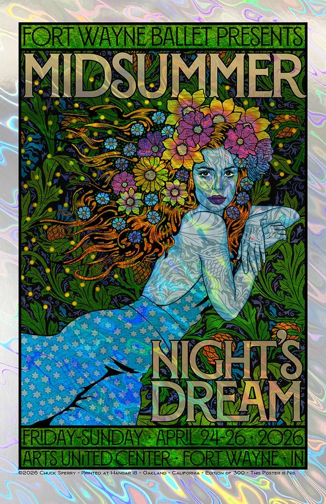 Editions d'art de CHUCK SPERRY a pour titre  MIDSUMMER NIGHT'S DREAM LAVA, AP style expo chuck dim : CHUCK SPERRYprix:250