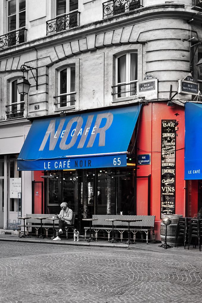 Photo de DOV ADJEDJ a pour titre  CAFE NOIR style figuratif dim : DOV ADJEDJprix:60