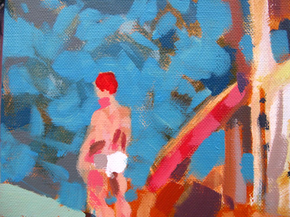 Tableau de HEATON RUDYARD a pour titre  Preparons la voile style figuratif dim : HEATON RUDYARDprix:750
