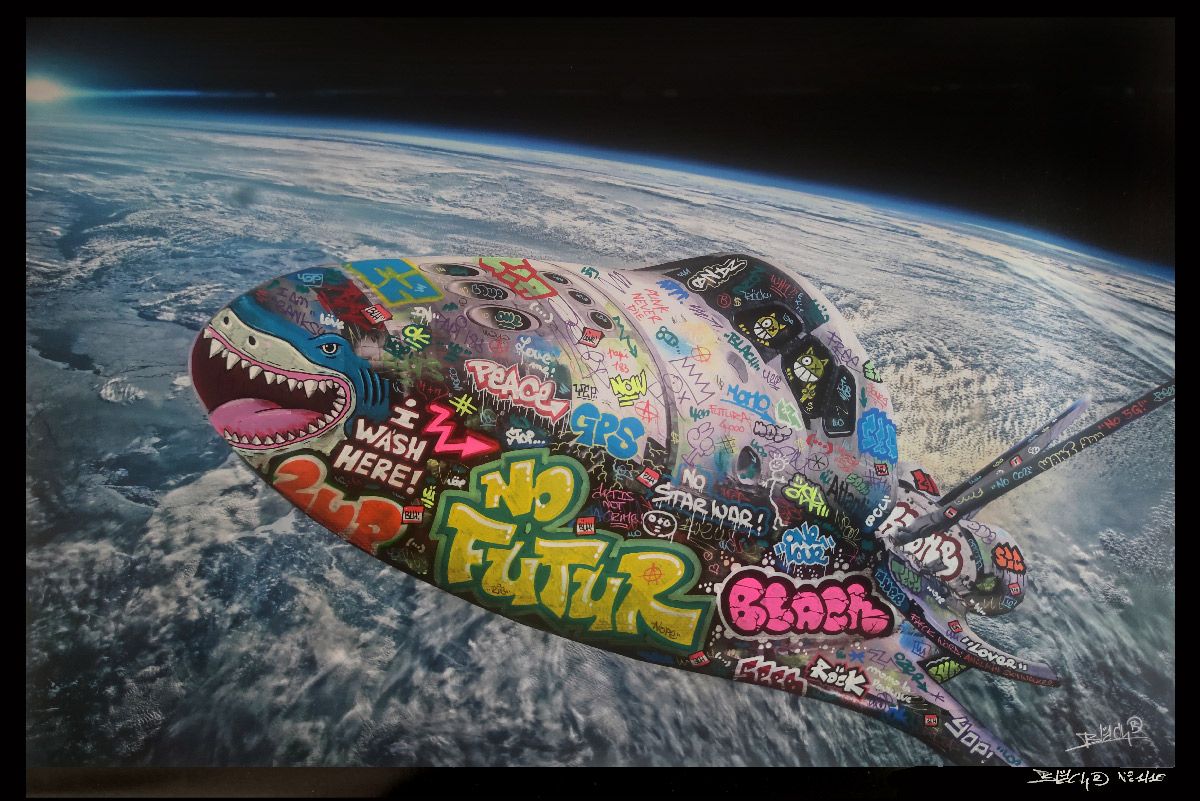 Editions d'art de BLACH a pour titre  3001 Odysée style street art dim : BLACHprix:100