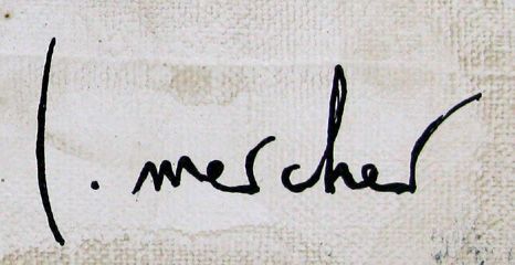 Tableau de LUDOVIC MERCHER a pour titre  OUTLINES style abstrait dim : LUDOVIC MERCHERprix:1200