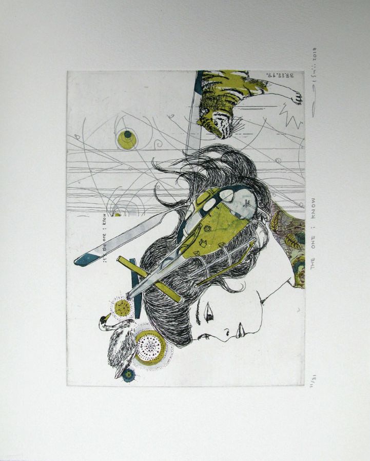 Dessin de ATSUKO ISHII a pour titre  THE ONE I KNOW style figuratif dim : ATSUKO ISHIIprix:130