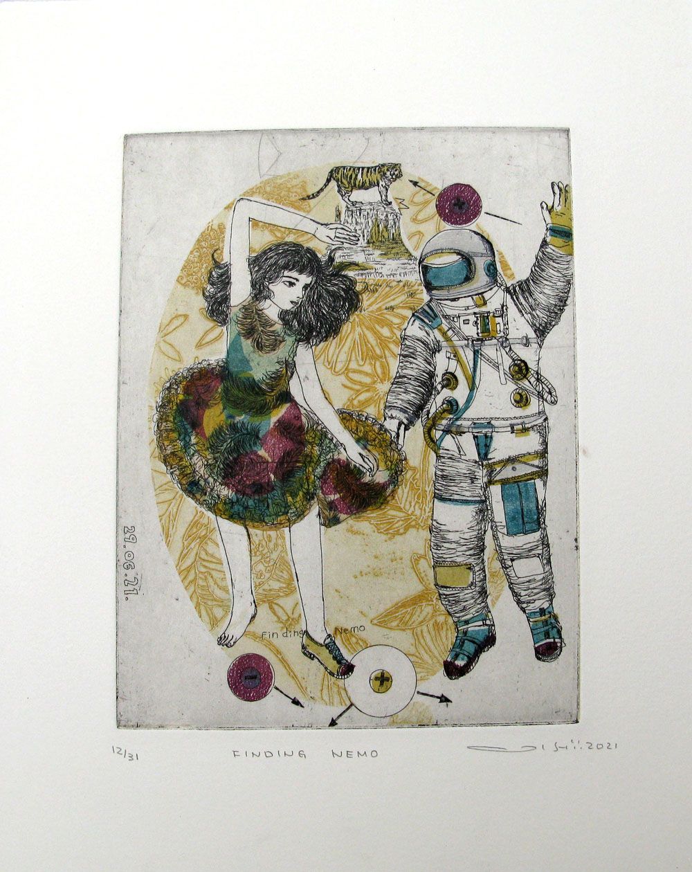 Editions d'art de ATSUKO ISHII a pour titre  FINDING NEMO style figuratif dim : ATSUKO ISHIIprix:130