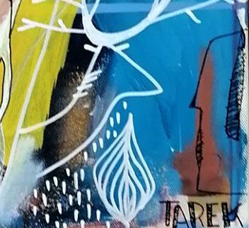 Tableau de TAREK a pour titre  A TRIBE style graphique dim : TAREKprix:850