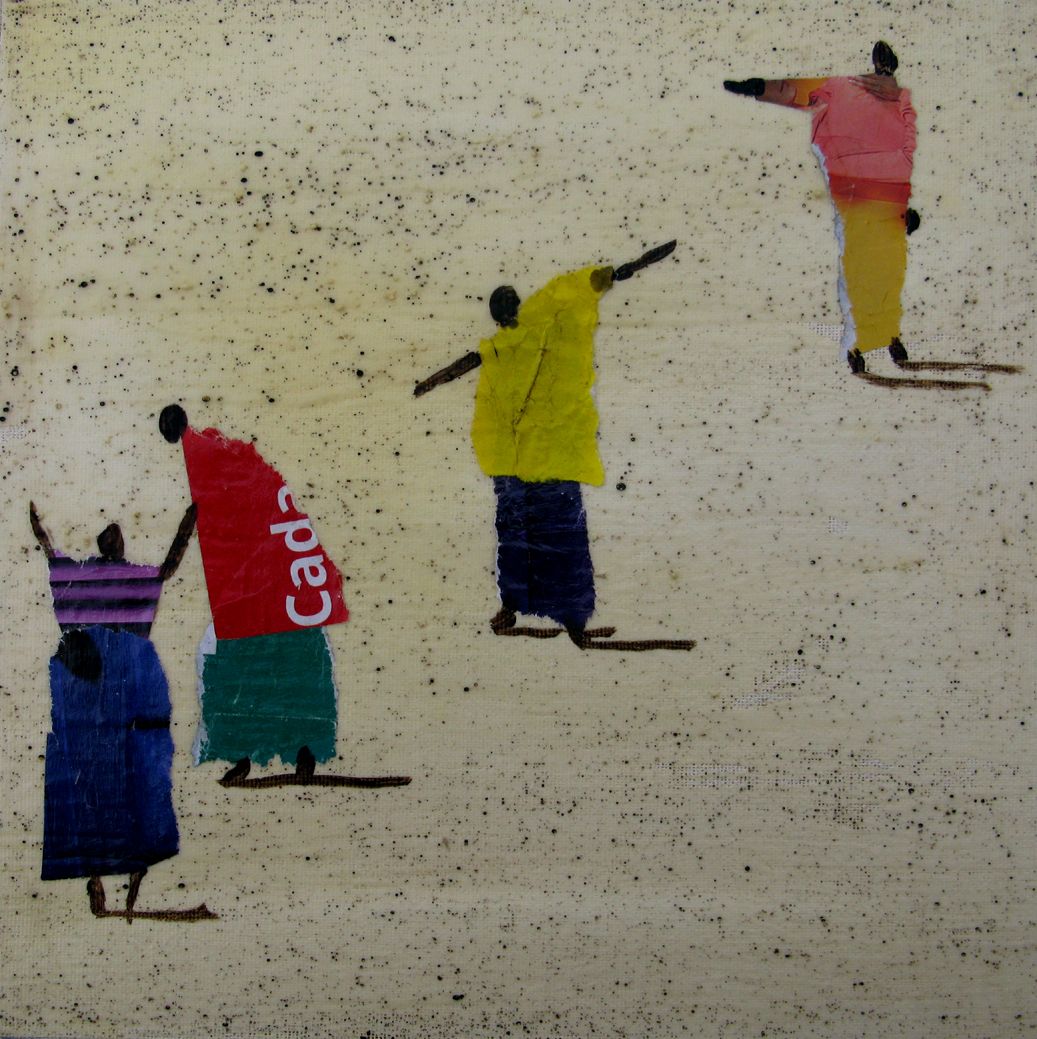Tableau de MARCOS ZRIHEN NOWOTNY a pour titre  Africa 5 - Barcelona 2025 style figuratif dim : MARCOS ZRIHEN NOWOTNYprix:80