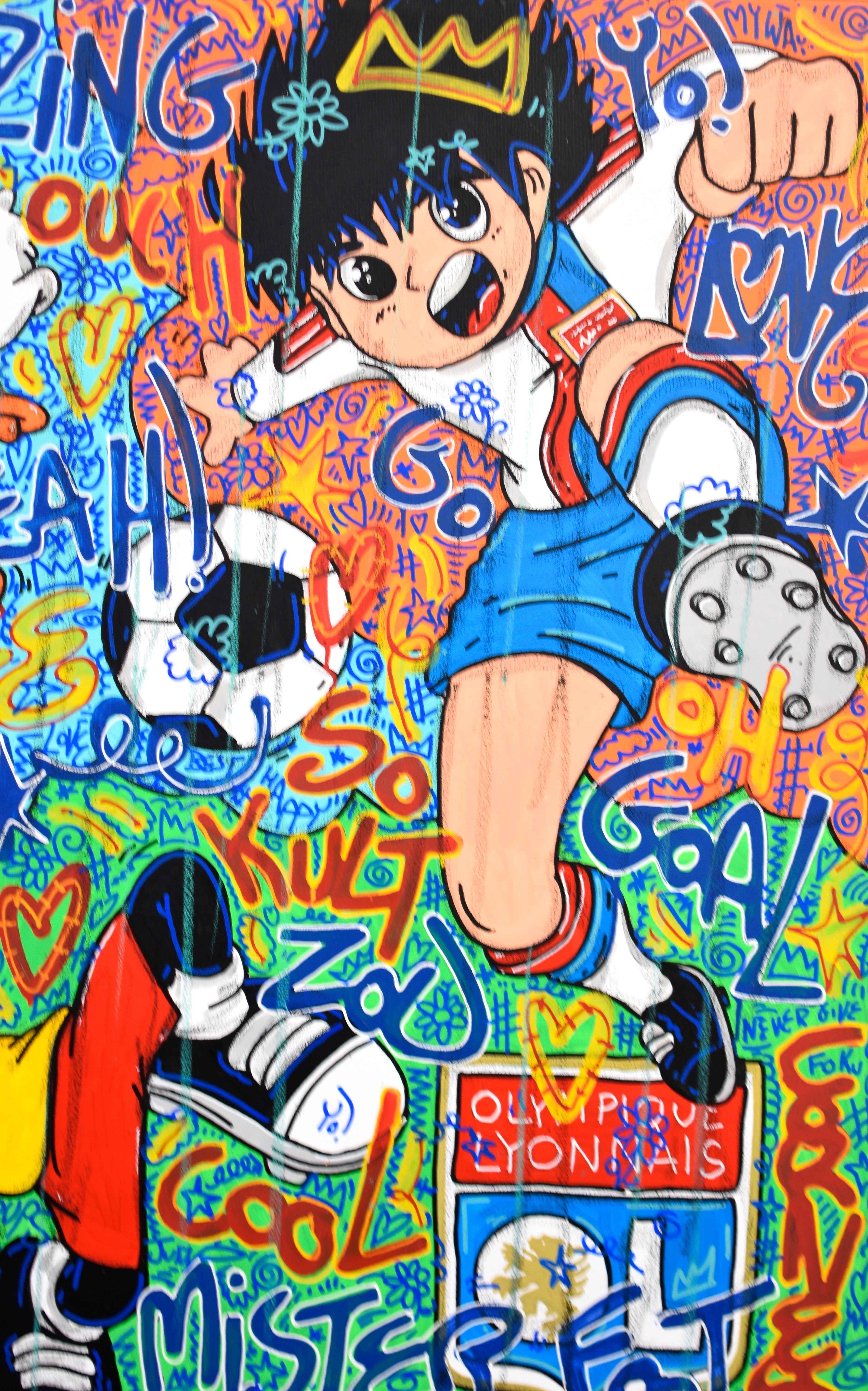 Tableau de RICO SAB a pour titre  Amazingol style street pop art, street art dim : RICO SABprix:950