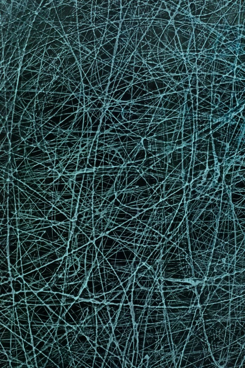 Tableau de NASH a pour titre  BLUE 7 style abstrait dim : NASHprix:450