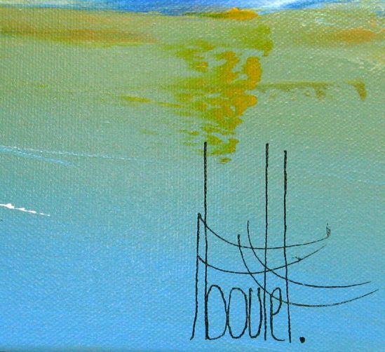 Tableau de F. BOUTET a pour titre  MARINE ABSTRAITE 2024-38 style figuratif dim : F. BOUTETprix:900