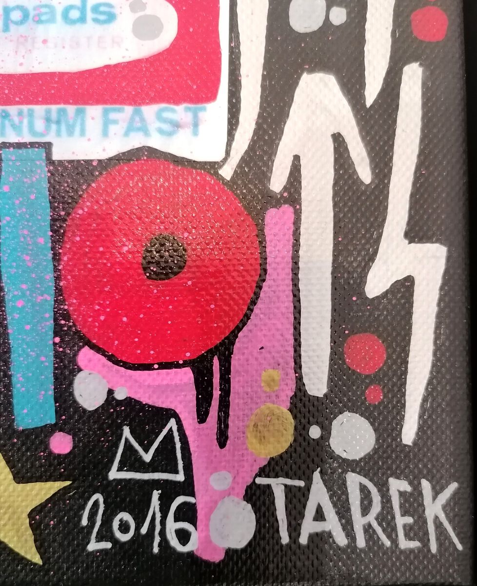 Sculpture de TAREK a pour titre  BRILLO style graphique dim : TAREKprix:350