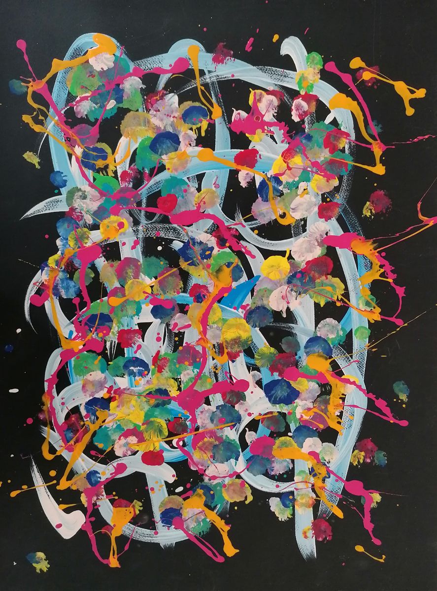 Dessin de STEPHANE RIME a pour titre  Noname C251 style abstrait dim : STEPHANE RIMEprix:140