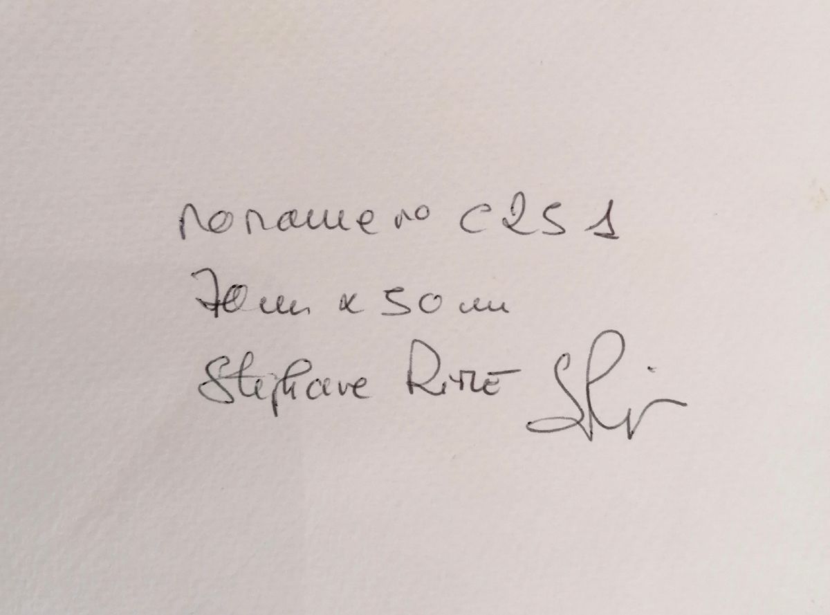 Dessin de STEPHANE RIME a pour titre  Noname C251 style abstrait dim : STEPHANE RIMEprix:140