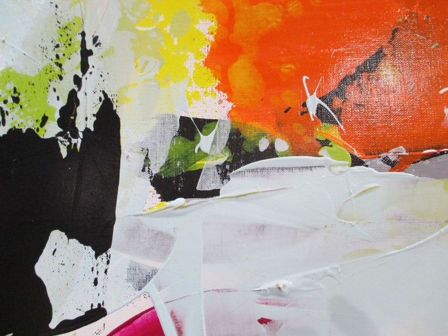 Tableau de CELINE WEBER a pour titre  SPRINGS 2 style abstrait dim : CELINE WEBERprix: