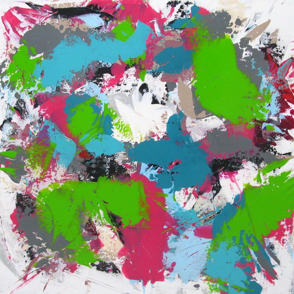 Tableau de CELINE WEBER a pour titre  SPLASH style abstrait dim : CELINE WEBERprix: