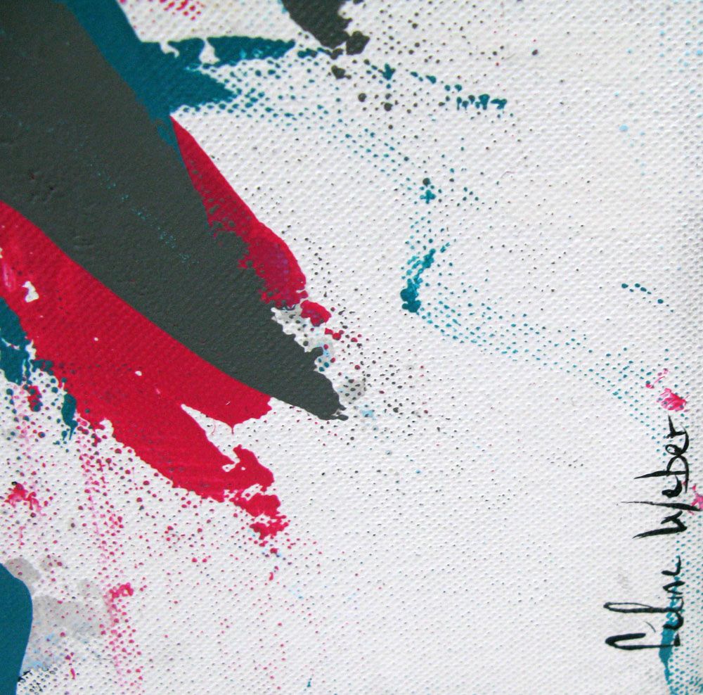 Tableau de CELINE WEBER a pour titre  SPLASH style abstrait dim : CELINE WEBERprix: