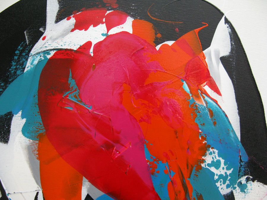 Tableau de CELINE WEBER a pour titre  SWEET style abstrait dim : CELINE WEBERprix: