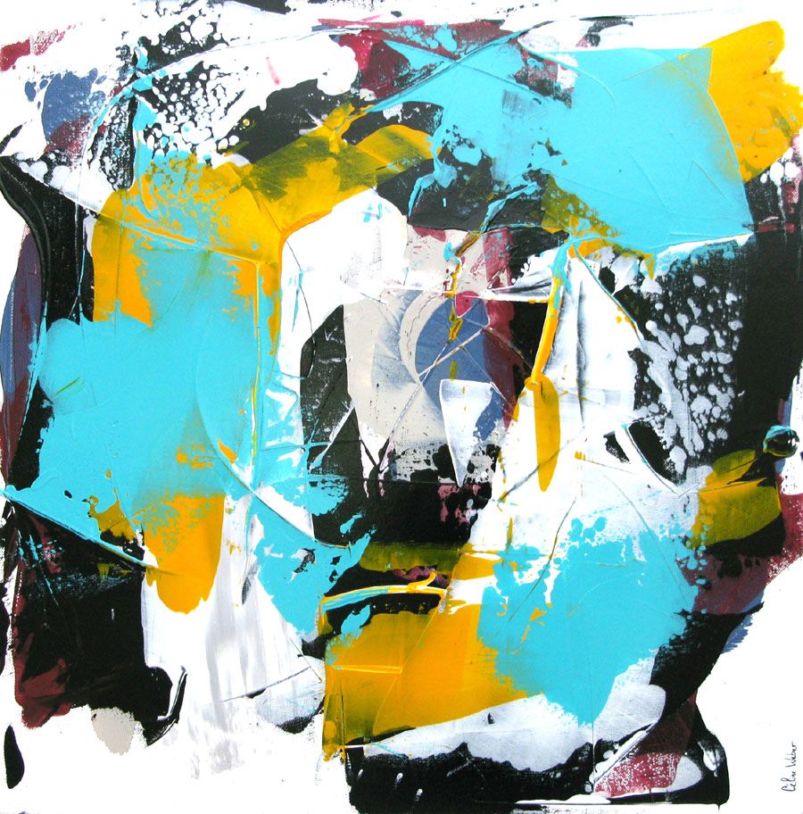 Tableau de CELINE WEBER a pour titre  METAMORPHOSE style abstrait dim : CELINE WEBERprix: