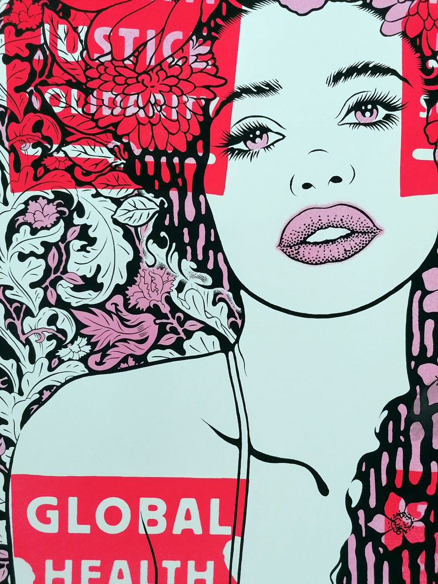 Editions d'art de CHUCK SPERRY a pour titre  CLIO TEST COULEURS style figuratif dim : CHUCK SPERRYprix:600