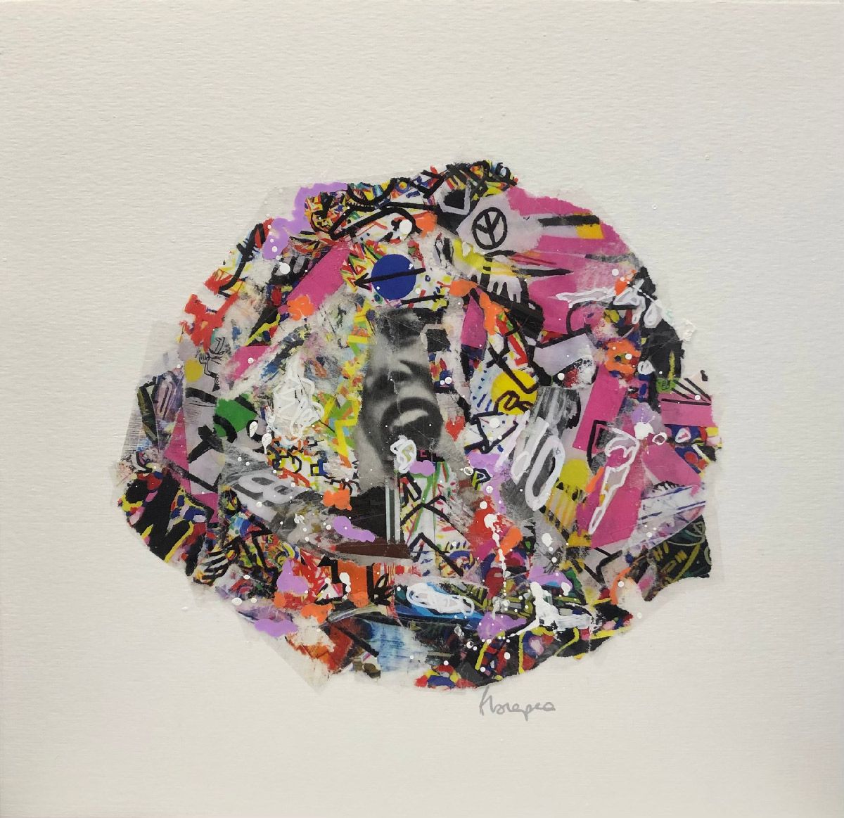 Editions d'art de FLOREPEA a pour titre  Brenda style street art, graphique dim : FLOREPEAprix:100