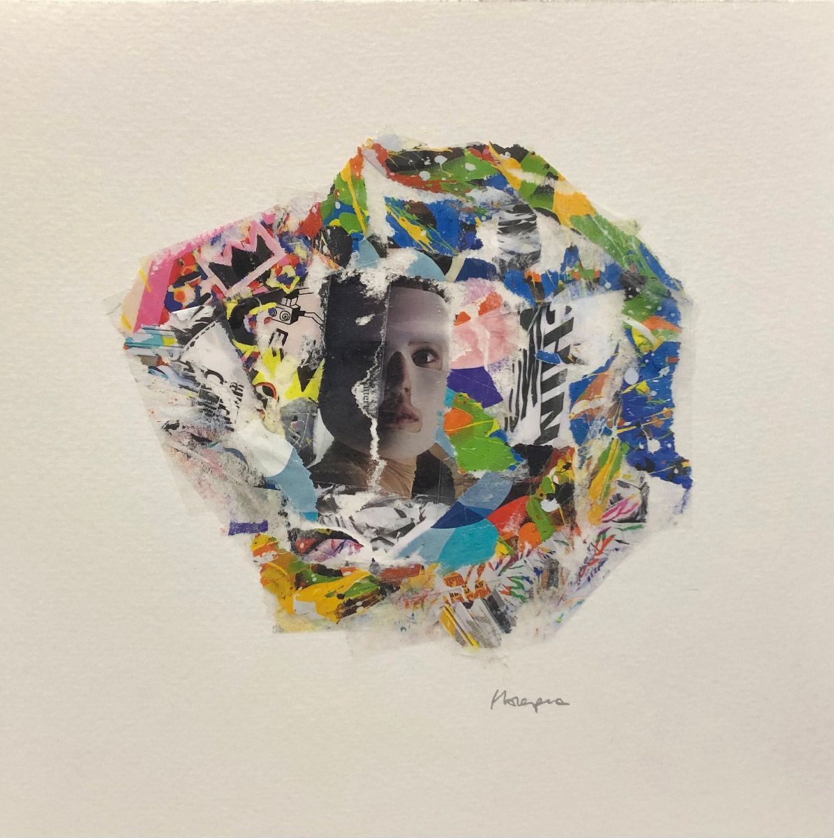 Editions d'art de FLOREPEA a pour titre  Vera style street art, graphique dim : FLOREPEAprix:100