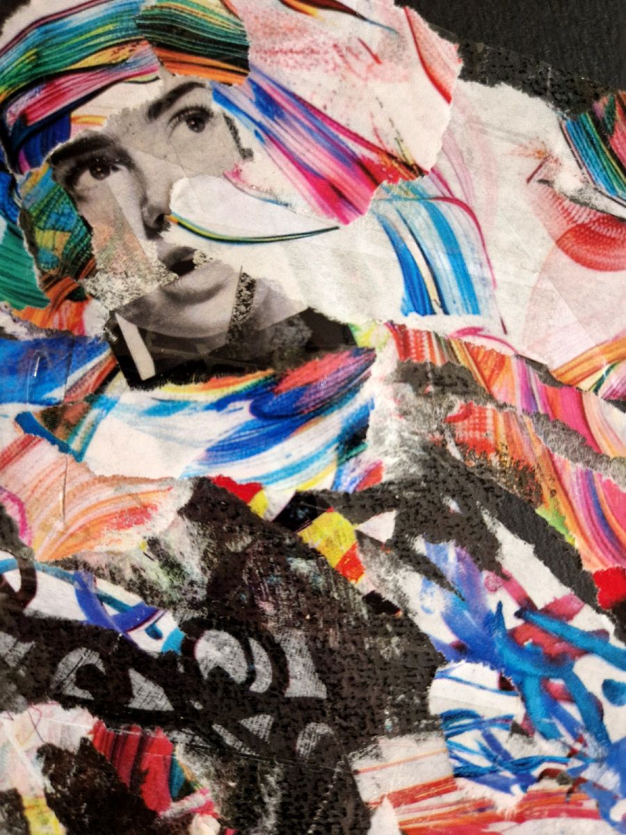 Editions d'art de FLOREPEA a pour titre  Not in Paris style graphique dim : FLOREPEAprix:300